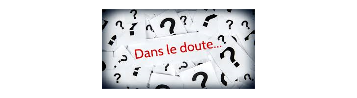 Dans le doute, pas de condamnation